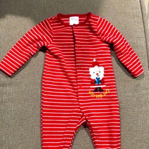 Here comes Santa 6-9 month pajamas